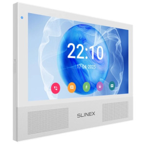 Комплект відеодомофон + панель виклику Slinex Sonik 7 AI white + ML-20HD Black