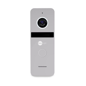 Комплект видеодомофона Neolight KAPPA HD/Solo FHD Silver: видеодомофон 7" со встроенным БКЗ и 2 Мп видеопанель