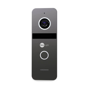 Комплект відеодомофона Neolight NeoKIT HD Pro Graphite: відеодомофон 7" з детектором руху і 2 Мп відеопанель