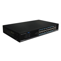 16-портовий 100M PoE+ 2 порта 1000M RJ45 UTP1218-PSB150 16-портовий 100M PoE+ 2 порта 1000M RJ45 UTP1218-PSB150