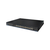 24 порта 10/100 Мбит/с PoE+ 2 порта Gigabit RJ-45 (1 порт комбинированный SFP) UTP3226TS-PSB