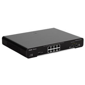 8-портовый гигабитный L2 управляемый коммутатор POE Ruijie RG-NBS3100-8GT2SFP-P