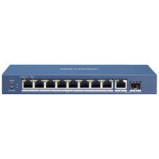 8-портовый гигабитный неуправляемый POE коммутатор DS-3E0510P-E