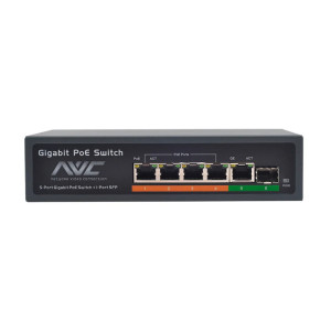 PoE-коммутатор 6-портовый гигабитный NVC-604Gs