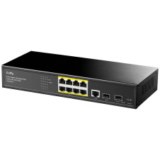 PoE-коммутатор 11-портовый управляемый L2 Cudy GS2008PS2 гигабитный с 8 портами PoE, 120W PoE-коммутатор 11-портовый управляемый L2 Cudy GS2008PS2 гигабитный с 8 портами PoE, 120W