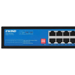10-портовый гигабитный коммутатор PoE Ewind EW-S1910CG-AP