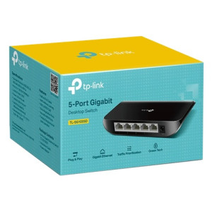 Коммутатор 5-портовый гигабитный настольный коммутатор TP-Link TL-SG1005D