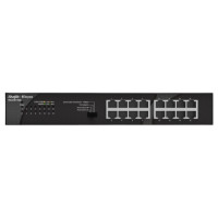 16-портовый неуправляемый без PoE 1000 Мбит/с Ruijie Reyee RG-ES116G 16-портовый неуправляемый без PoE 1000 Мбит/с Ruijie Reyee RG-ES116G