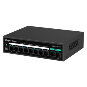 10-портовий 10/100Мб некерований PoE Ruijie Reyee RG-ES110FG-P