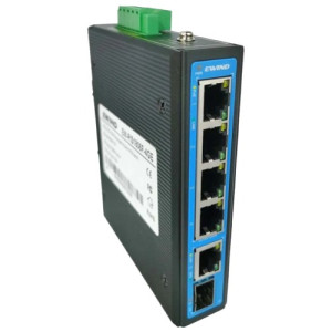 6-портовый промышленный 10/100/1000M PoE Ewind EW-PIS1806F-4GE