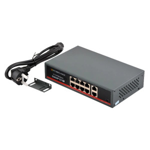 PoE-коммутатор FoxGate S5808P-E2(T) CCTV 8-портовый неуправляемый