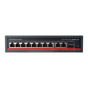 PoE-коммутатор FoxGate S5808P-G2S CCTV 8-портовый неуправляемый