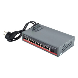 PoE-коммутатор FoxGate S5808P-G2S CCTV 8-портовый неуправляемый