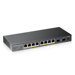 Неуправляемый PoE-коммутатор ZyXEL GS1100-10HP (GS1100-10HP-EU0101F) с 8 портами PoE