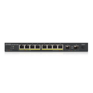 Неуправляемый PoE-коммутатор ZyXEL GS1100-10HP (GS1100-10HP-EU0101F) с 8 портами PoE