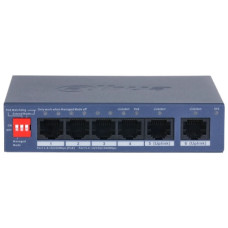Коммутатор 4 порта управляемый Dahua DH-CS4006-4ET2GT-36 PoE