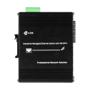 PoE-коммутатор E-LINK ETH-IMC2408MP гигабитный с 8 портами PoE, 240W 14-портовый управляемый L2+