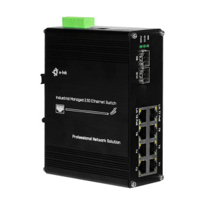 PoE-комутатор E-LINK LNK-IMC208-2.5GPM-SFP+ 2.5G з 8 портами PoE, 240W 10-портовий керований L2+