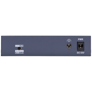 Коммутатор Hikvision DS-3E0105P-E/M(C) POE 4 порта неуправляемый