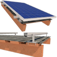 Комплект кріплення 5 сонячних панелей до 1145мм бітумна черепиця StringSetter SS-XL-B 05 Комплект кріплення 5 сонячних панелей до 1145мм бітумна черепиця StringSetter SS-XL-B 05