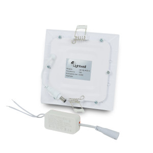 Светильник светодиодный LIGHTWELL LW-SQ-RCD-6 6 W квадрат, встроенный
