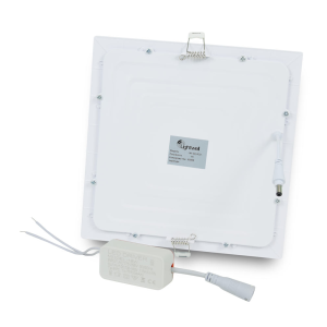 Светильник светодиодный LIGHTWELL LW-SQ-RCD-12 12 W квадрат, встроенный