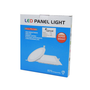 Светильник светодиодный LIGHTWELL LW-SQ-RCD-12 12 W квадрат, встроенный