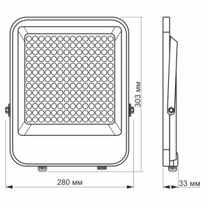 LED прожектор VIDEX PREMIUM 150W 5000K 220V