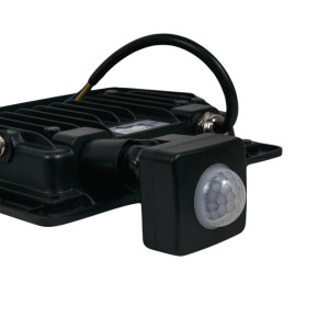 Комплект 5+5 светодиодных прожекторов Lightwell 50W с датчиком движения: 5 x LW-FL-W-50-S и 5 x LW-FL-B-50-S