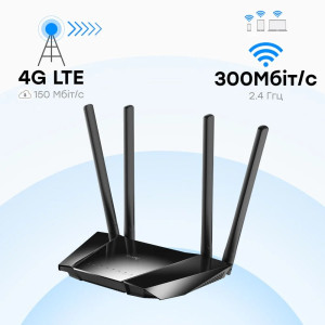 WiFi 5 Mesh 4G LTE-маршрутизатор Cudy LT400D CAT4