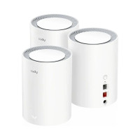 Маршрутизатор WiFi Mesh-система WiFi 6 2.5G Cudy M3000 V2.0 White (3-Pack) 3 штуки дводіапазонні Маршрутизатор WiFi Mesh-система WiFi 6 2.5G Cudy M3000 V2.0 White (3-Pack) 3 штуки дводіапазонні