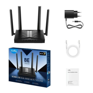 WiFi 7 маршрутизатор Cudy WR3600H 2.5G двухдиапазонный BE3600