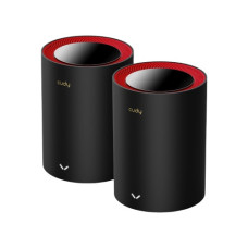 Маршрутизатор WiFi Mesh-система WiFi 6 2.5G Cudy M3000 Black (2-Pack) 2 штуки двухдиапазонные AX3000