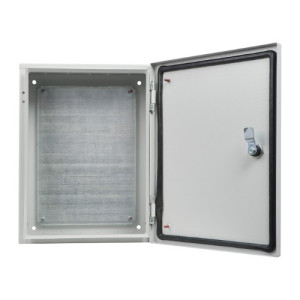 Корпус металлический с монтажной панелью АСКО-УКРЕМ 40*30*15, IP54, серии UBox