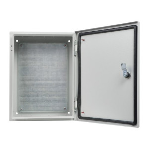 Корпус металлический с монтажной панелью АСКО-УКРЕМ 40*30*20, IP54, серии UBox
