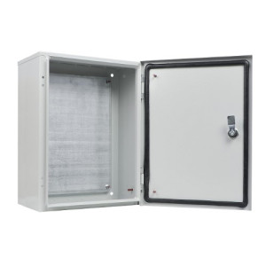 Корпус металевий з монтажною панеллю АСКО-УКРЕМ 40*30*25, IP54, серії UBox