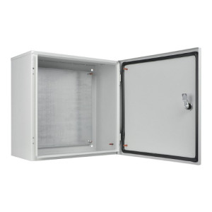 Корпус металевий з монтажною панеллю АСКО-УКРЕМ 40*40*25, IP54, серії UBox