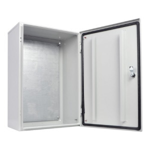 Корпус металевий з монтажною панеллю АСКО-УКРЕМ 60*40*25, IP54, серії UBox