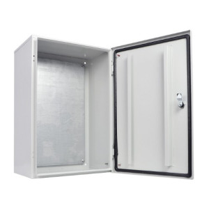 Корпус металевий з монтажною панеллю АСКО-УКРЕМ 60*40*30, IP54, серії UBox