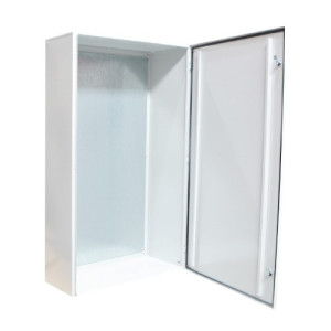 Корпус металевий з монтажною панеллю АСКО-УКРЕМ 120*80*30, IP54, серії UBox
