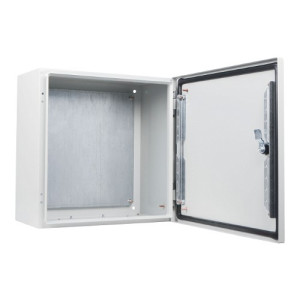Корпус металлический с монтажной панелью АСКО-УКРЕМ 40*40*20, IP65, серии UBox
