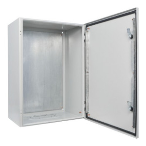 Корпус металевий з монтажною панеллю АСКО-УКРЕМ 60*50*20, IP65, серії UBox