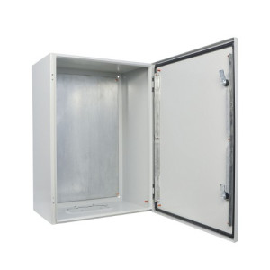 Корпус металевий з монтажною панеллю АСКО-УКРЕМ 70*50*30, IP65, серії UBox