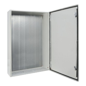 Корпус металевий з монтажною панеллю АСКО-УКРЕМ 120*80*30, IP65, серії UBox