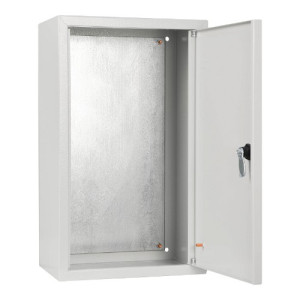 Корпус металевий з монтажною панеллю АСКО-УКРЕМ Light 50*30*20, IP31, серії UBox