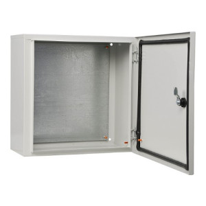 Корпус металевий з монтажною панеллю АСКО-УКРЕМ 40*40*25, IP54, серії UBox