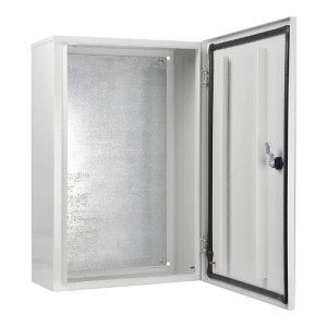 Корпус металевий з монтажною панеллю АСКО-УКРЕМ 60*40*20, IP54, серії UBox