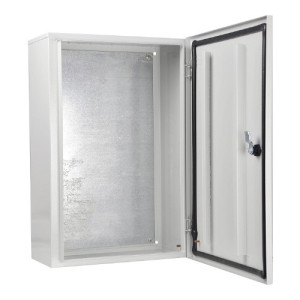 Корпус металевий з монтажною панеллю АСКО-УКРЕМ 60*40*25, IP54, серії UBox