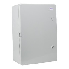 Корпус з АБС-пластику АСКО-УКРЕМ 30*40*17, IP65 серії UBox ударостійкий, непрозорі дверцята