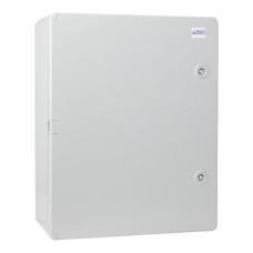 Корпус з АБС-пластику АСКО-УКРЕМ 35*50*19, IP65 серії UBox ударостійкий, непрозорі дверцята